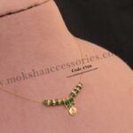 Invisible Chain with Jadaukundan Pendant and Kasu
