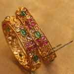 Ruby and Emerald Stone Bangles (2.0 , Available)