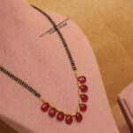 Black Beads with Drops Beads