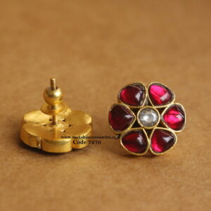 Jadaukundan Ruby Studs