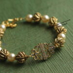 Antique Kada with Swarovski Pearls (All Sizes Available)