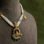 Krishna Pendant with Pearl Chain
