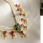 Jadaukundan Pendants with Pearl Choker