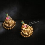Nakshi Studs with Ruby Stone