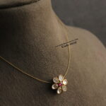 Kundan Pendant with Invisible Chain