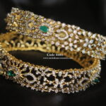Diamond Alike Bangles Set of 2 (Available in 2.8 -1)