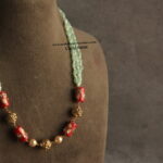 Coral, Nakshi and Monalisa Beads Mala