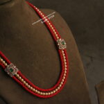 CZ Pendants with Corals and Swarovski Pearl Haram