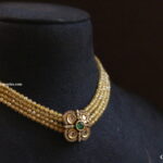 Victorian Pendant with Yellow CZ Beads