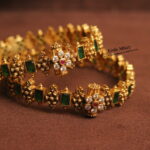 92.5 Silver Bangles with Open Screw Pattern (68.2 Grams)